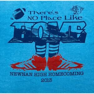 Newnan High School Homecoming Tee Shirt Top Short Sleeves Crew Neck Small 2013